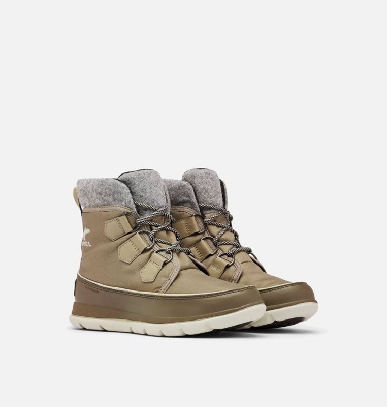 Botas Nieve Sorel Mujer - ™ Explorer Carnival Bajas Kaki - 07645-BXTN